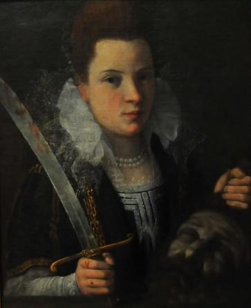 Lavinia Fontana Judith with the head of Holofernes.